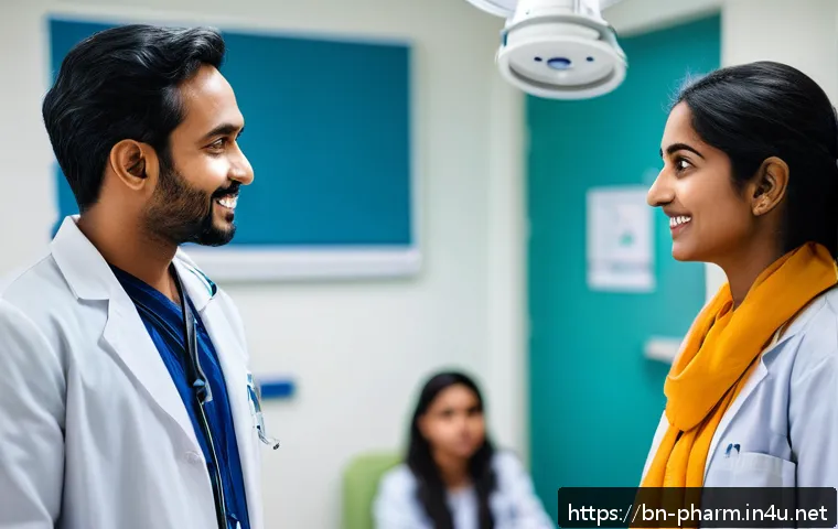 약사 실습생들과의 소통 방법 - A professional medical training environment featuring a diverse group of attentive Bengali-speaking ...